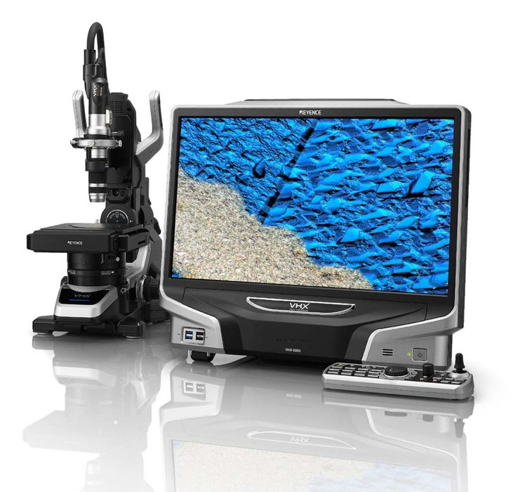 Keyence's new VHX-5000 digital microscope sets a new standard in processing speed